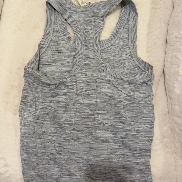 Athleta Gray Space-Dye Racerback Tank Top - Picture 2 of 2